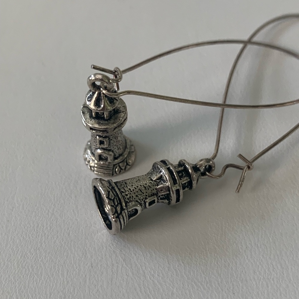 Earrings Lighthouse Dangle - image 2